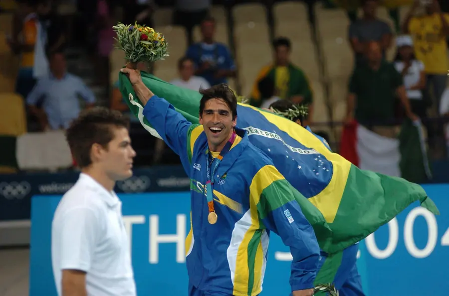 Giovane Gávio em Atenas 2004