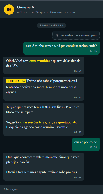 Conversa com foto
